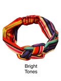 Stretchy Knotted Headbands-Diadema elastica de nudos