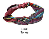 Stretchy Knotted Headbands-Diadema elastica de nudos