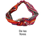 Stretchy Knotted Headbands-Diadema elastica de nudos