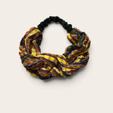 Stretchy Knotted Headbands-Diadema elastica de nudos
