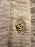 Minimalist Relaxed Embroidered Top made in El Salvador-Blusa/Camisa hecha en El Salvador