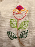 Minimalist Relaxed Embroidered Top made in El Salvador-Blusa/Camisa hecha en El Salvador