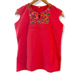 Size S Traditional Embroidered Top made in El Salvador-Blusa/Camisa hecha en El Salvador