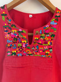 Size S Traditional Embroidered Top made in El Salvador-Blusa/Camisa hecha en El Salvador