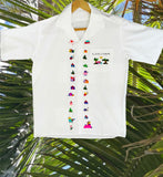 LARGE Traditional Embroidered Shirt from El Salvador-Guayabera